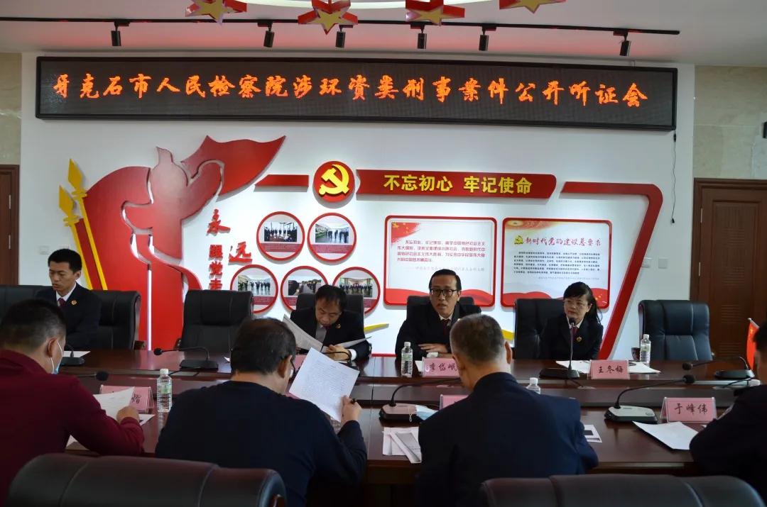 牙克石市人民检察院举行涉环资类刑事案件公开听证会